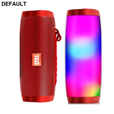 Wireless Speaker Bluetooth-compatible Microlab Portable Powerful High Outdoor Bass TF FM Radio with LED Light China