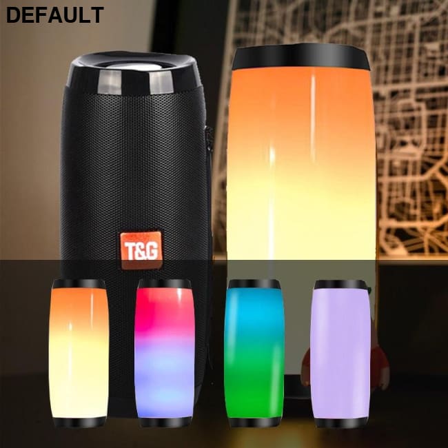 Wireless Speaker Bluetooth-compatible Microlab Portable Powerful High Outdoor Bass TF FM Radio with LED Light Mini