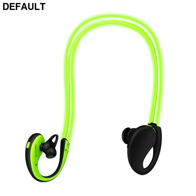Wireless Sports Headsets V4.1 Neckband Earphones Green Headset In-Ear Headphones