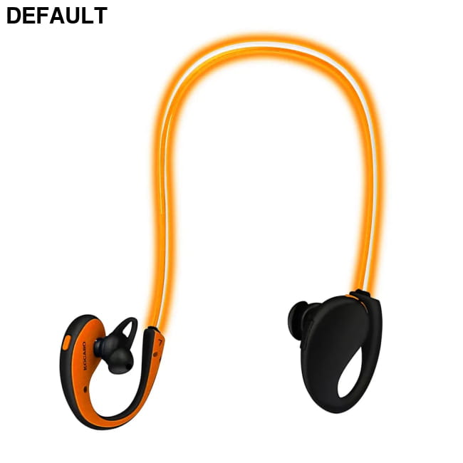 Wireless Sports Headsets V4.1 Neckband Earphones Orange Headset In-Ear Headphones