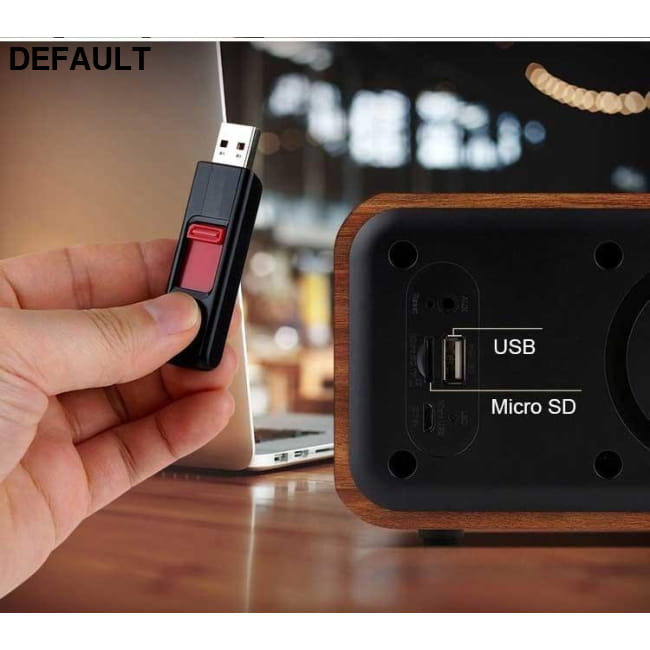 Wireless Wooden Portable Bluetooth Speaker Subwoofer Mini Speakers Transmitters