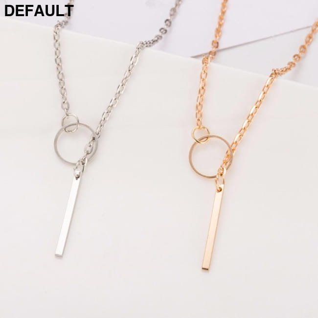 Women Accessories Hot Fashion Gold Silver Metal Chain Bar Sterling Necklaces