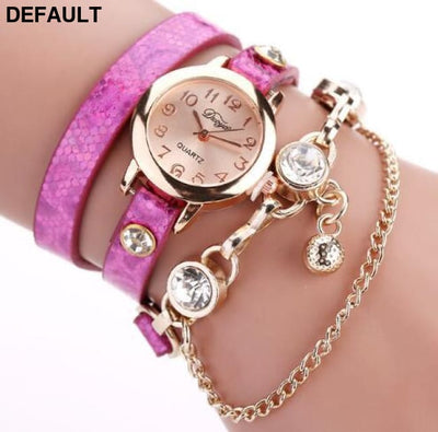 women bracelet wrist watches Purple Women Watches Bracelets