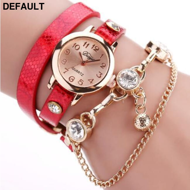 women bracelet wrist watches red Bracelets