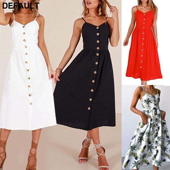 Women Floral Stripe Long Sleevele Button Beach Boho Midi Dress Jumpsuits & Rompers Best Selling Products Dresses