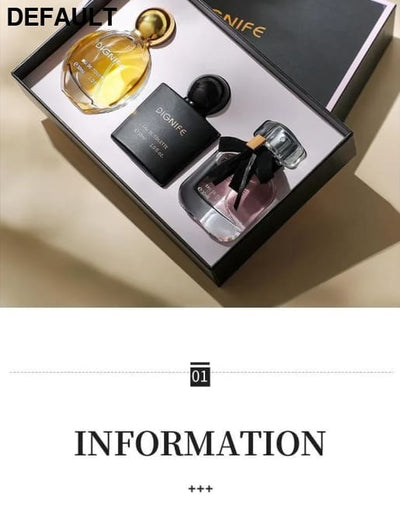 Women Perfume High Quality Classic Elegant Eau De Parfum Long Lasting Floral Woody Scents Exquisite Fragrance Trio