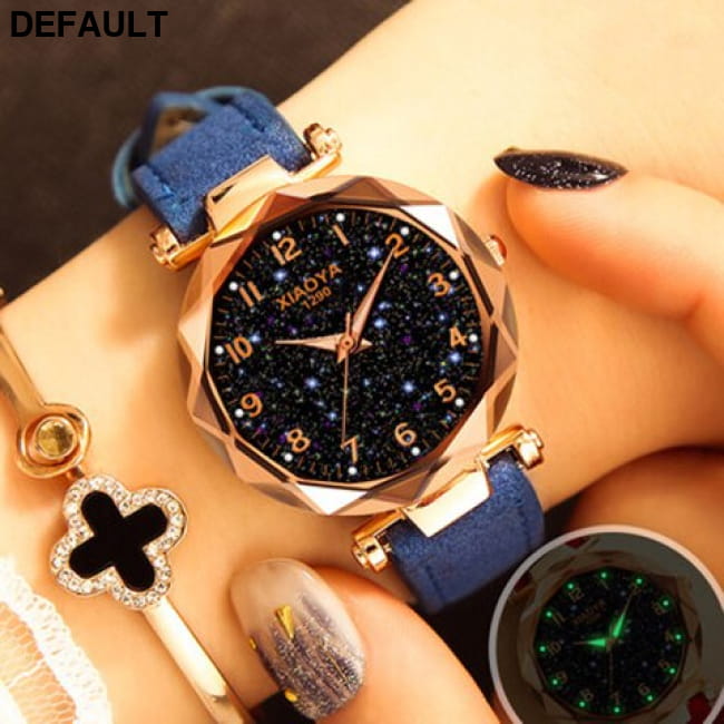 Women Watches Best Sell Star Sky Dial Clock Luxury Rose Blue Selling Products