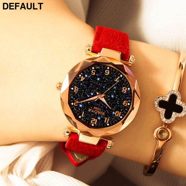 Women Watches Best Sell Star Sky Dial Clock Luxury Rose Selling Products
