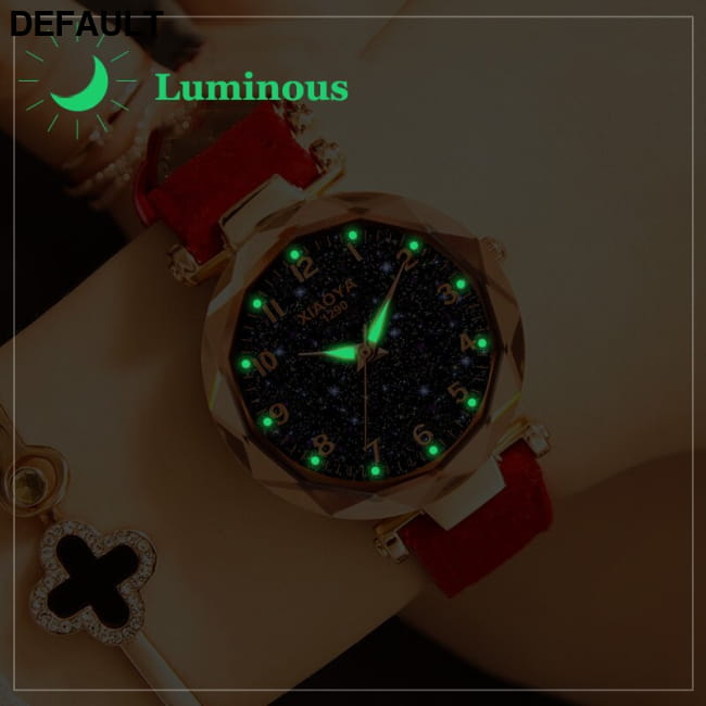 Women Watches Best Sell Star Sky Dial Clock Luxury Rose Selling Products