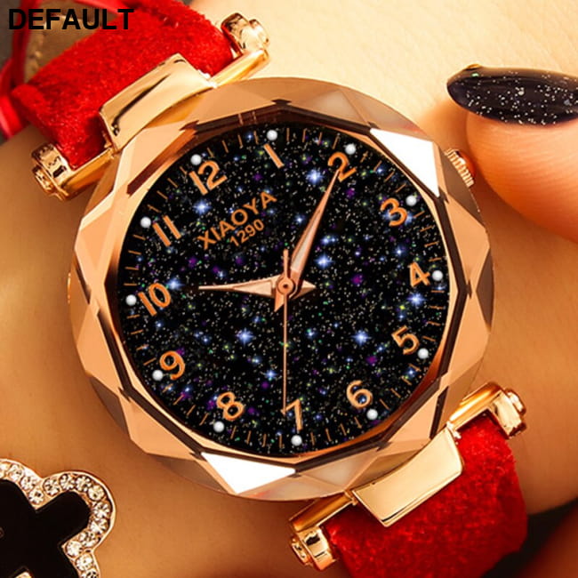 Women Watches Best Sell Star Sky Dial Clock Luxury Rose Selling Products