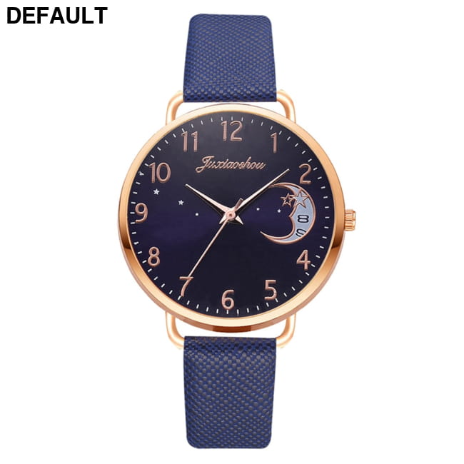 Women Watches Luxury Leather Band Watch Dress Clock Lady Blue / Only Best Selling Products