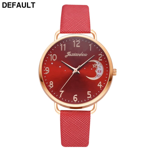 Women Watches Luxury Leather Band Watch Dress Clock Lady Red / Only Best Selling Products