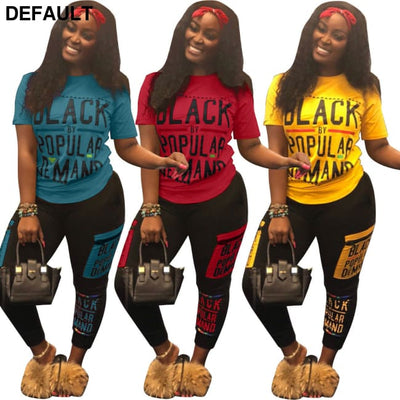 Women’s Fashion Casual Letter Printed Pants Suit Jumpsuits & Rompers Best Selling Products