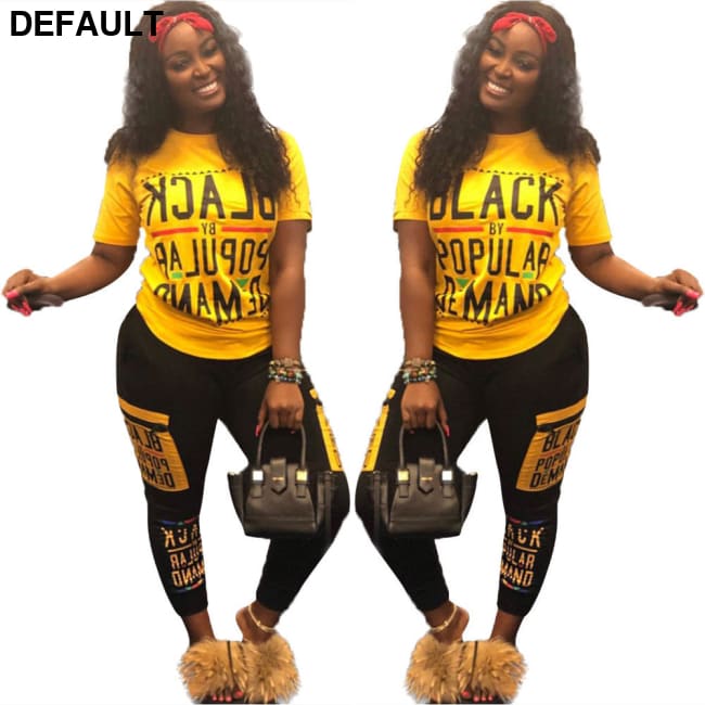 Women’s Fashion Casual Letter Printed Pants Suit Jumpsuits & Rompers Best Selling Products