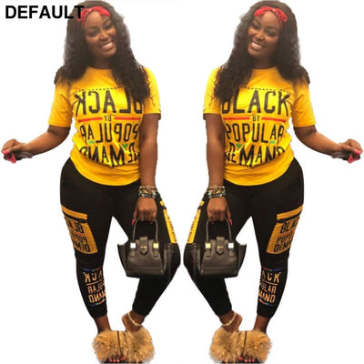 Women’s Fashion Casual Letter Printed Pants Suit Jumpsuits & Rompers Best Selling Products