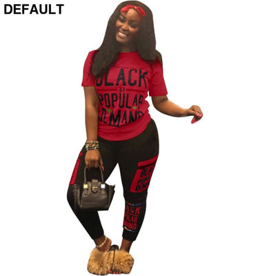 Women’s Fashion Casual Letter Printed Pants Suit Wine Red / L Jumpsuits & Rompers Best Selling Products