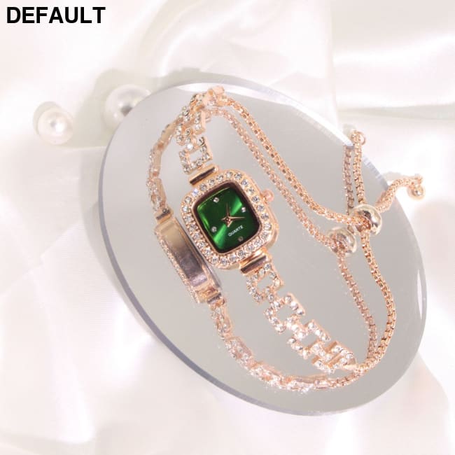 Women’s Quartz Watch Good-looking Rose Green Women Watches