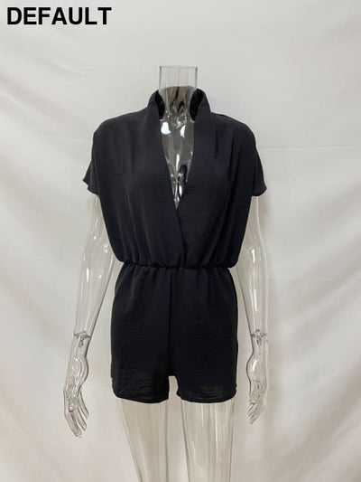 Women’s Solid Color And V-neck Slimming Jumpsuit Jumpsuits & Rompers Best Selling Products