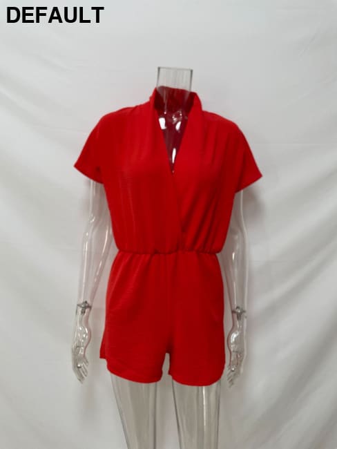 Women’s Solid Color And V-neck Slimming Jumpsuit Jumpsuits & Rompers Best Selling Products