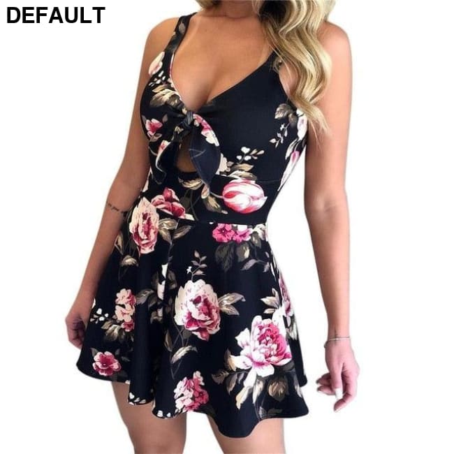 Women’s Summer Leopard Print Jumpsuit Shorts Casual Short Sleeve V-neck Beach Rompers Sleeveless Bodycon Sexy Party