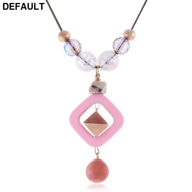 Women’s Sweater Long Necklace for Women Acrylic Beads Necklaces & Pendants New Fashion Jewelry Gifts to a Woman 2
