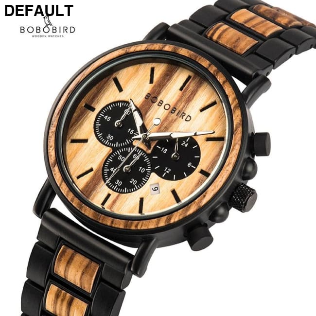 Wooden Chrono Watch Men Quartz Watches Best Selling Products