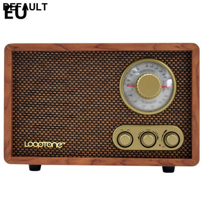 Wooden Old-Fashioned Semiconductor Home Bluetooth Radio Brown / EU Portable Radios Best Selling Products AM/FM