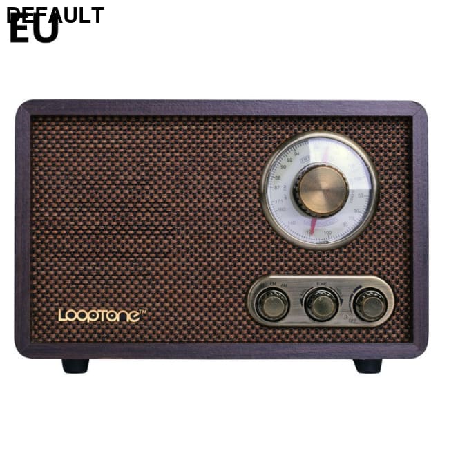 Wooden Old-Fashioned Semiconductor Home Bluetooth Radio Coffee / EU Portable Radios Best Selling Products AM/FM