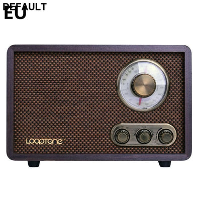 Wooden Old-Fashioned Semiconductor Home Bluetooth Radio Coffee / EU Portable Radios Best Selling Products AM/FM