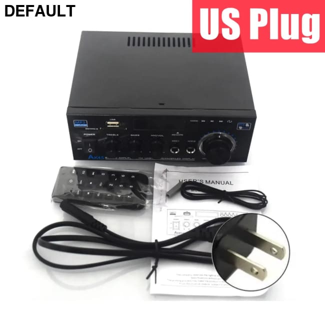 Woopker AK35/AK45/AK45 Pro/AK55 Digital Amplifier Bluetooth Sound 2 Channel HIFi FM USB Audio Amp For Home Car Karaoke