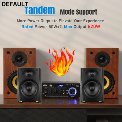 Woopker AK35/AK45/AK45 Pro/AK55 Digital Amplifier Bluetooth Sound 2 Channel HIFi FM USB Audio Amp For Home Car Karaoke