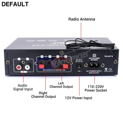 Woopker AK35/AK45/AK45 Pro/AK55 Digital Amplifier Bluetooth Sound 2 Channel HIFi FM USB Audio Amp For Home Car Karaoke