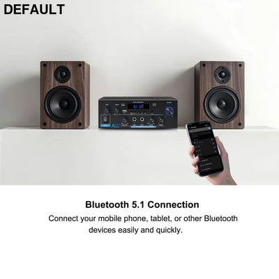 Woopker AK35/AK45/AK45 Pro/AK55 Digital Amplifier Bluetooth Sound 2 Channel HIFi FM USB Audio Amp For Home Car Karaoke