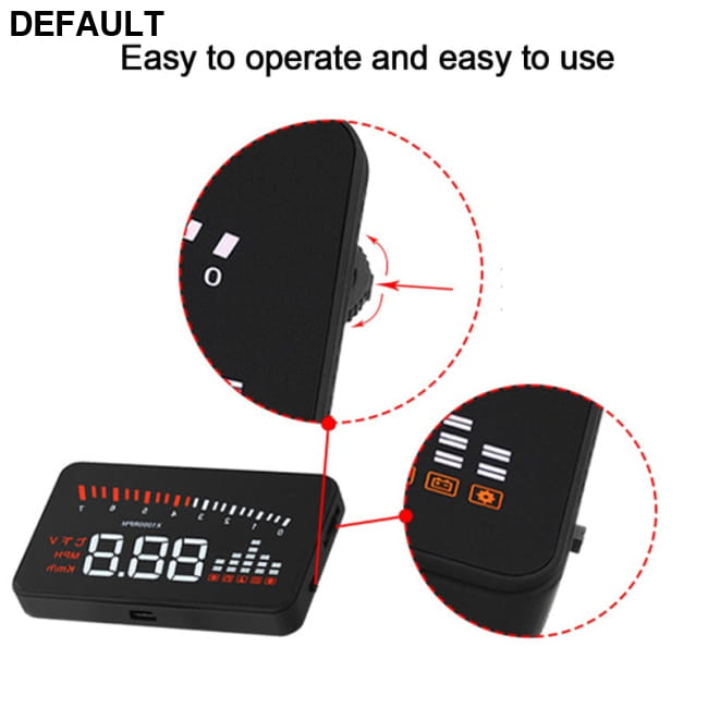 X5 Car HUD Head Up Display OBD II EOBD Automatic Matching black Best Selling Products