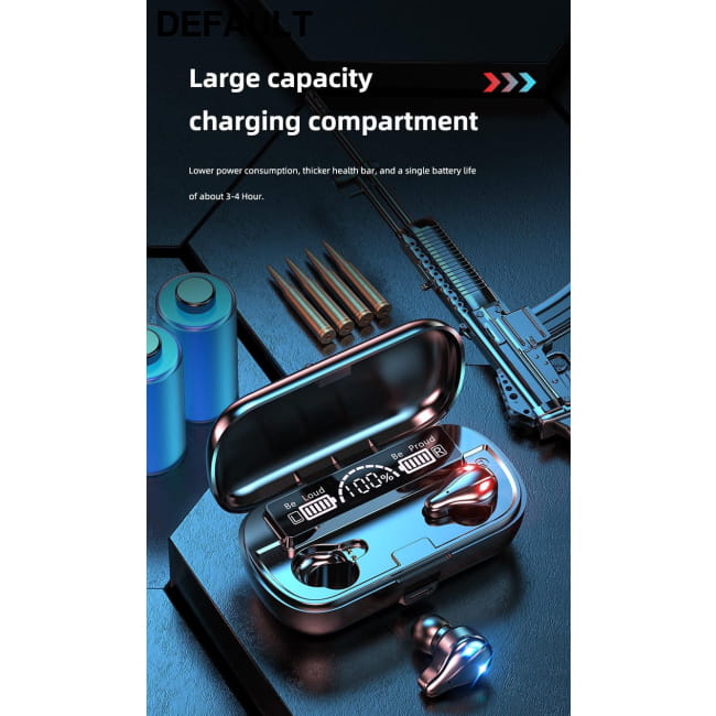 X9 IPX5 Waterproof True Wireless HiFi Gaming Earphones usb / Black Mini Bluetooth Electronics