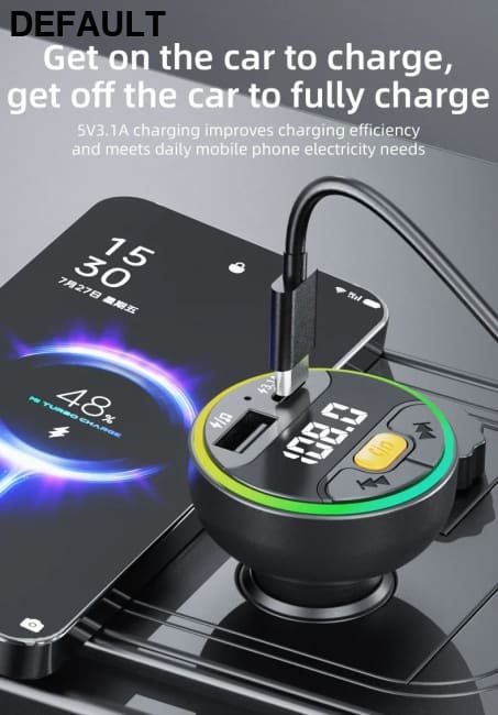 Xiaomi Car FM Transmitter Bluetooth 5.3 Handsfree Wireless Kit USB C Charger Auto Radio Fm Modulator Mp3 Player Adapter