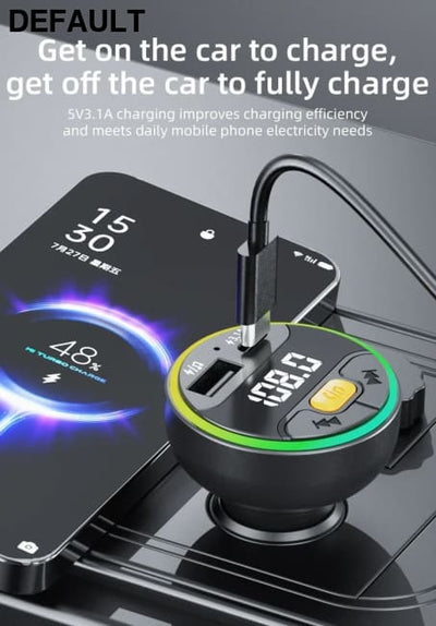 Xiaomi Car FM Transmitter Bluetooth 5.3 Handsfree Wireless Kit USB C Charger Auto Radio Fm Modulator Mp3 Player Adapter