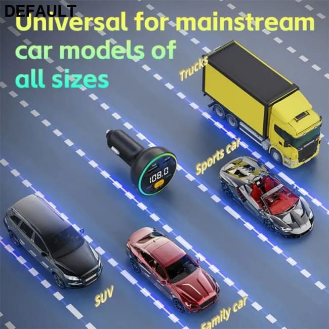 Xiaomi Car FM Transmitter Bluetooth 5.3 Handsfree Wireless Kit USB C Charger Auto Radio Fm Modulator Mp3 Player Adapter