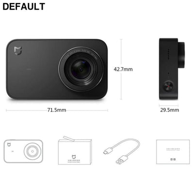 Xiaomi Mijia Mini Camera Bluetooth 4.1 2.4’’ 4K 30FPS 6 Axis Electronic Anti-Shake 145 Degree Wide Angle Digital