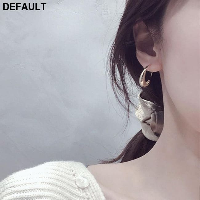 XIYANIKE 925 Sterling Silver Stud Earrings for Women French Trendy Gold Plated C Shape Earring Bride Jewelry Prevent