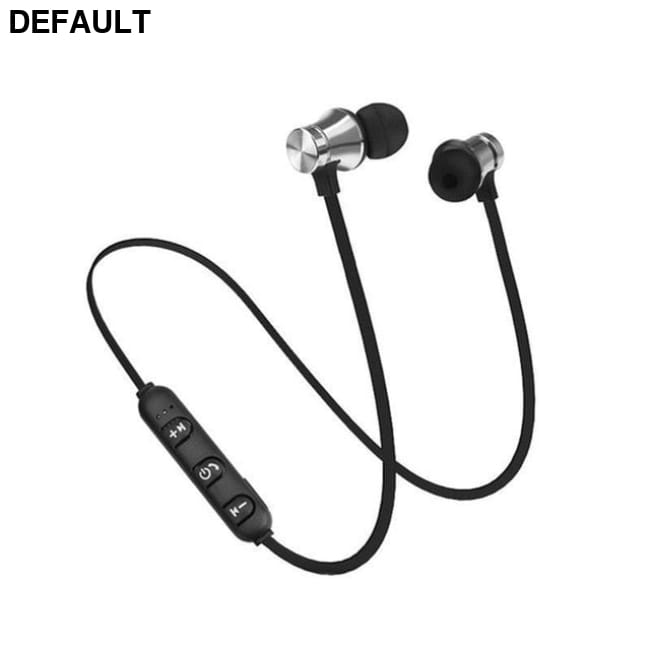 XT-11 Magnetic Bluetooth Earphone V4.2 Stereo Sports Silver Wireless Headset