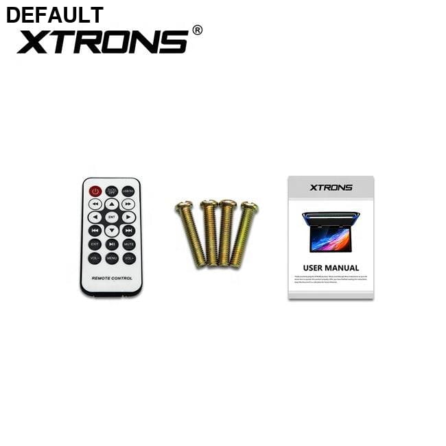 XTRONS 10.2 inch HD Screen Roof Mount Flip Down Monitor / Car Ceiling & Headrest Monitors Motor Vehicle A/V Players