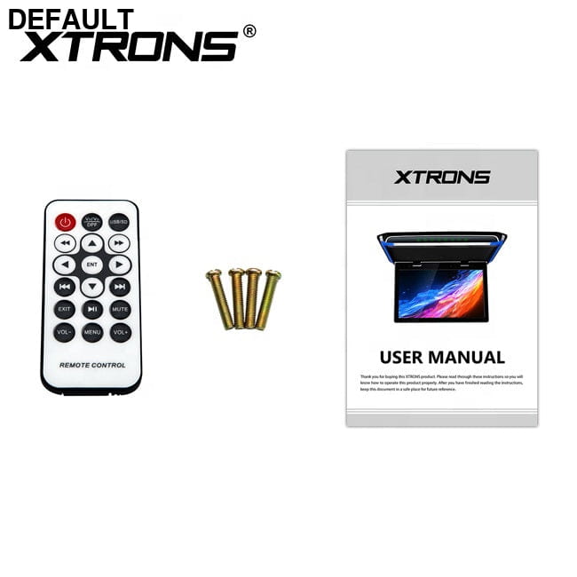 XTRONS 13.3 inch FHD screen user manual car mp5 player 13.3’’ Ceiling & Headrest Monitors Motor Vehicle A/V Players