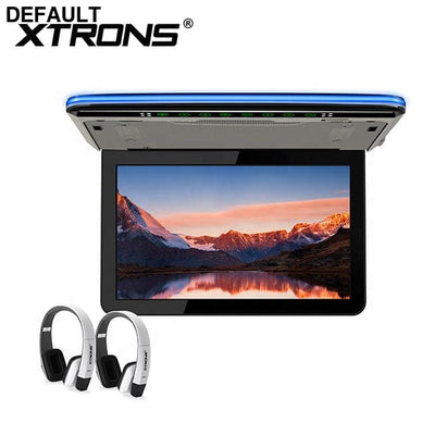 XTRONS 13.3 inch FHD screen user manual car mp5 player with IR FM transmitter overhead monitor 13.3’’ Car Ceiling &