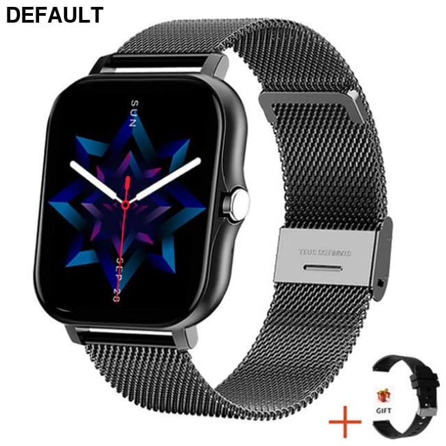 Y13 smartwatch 1.83-inch sports bracelet Bluetooth call heart rate touch screen H13 smart Black Net + Silicone Smart