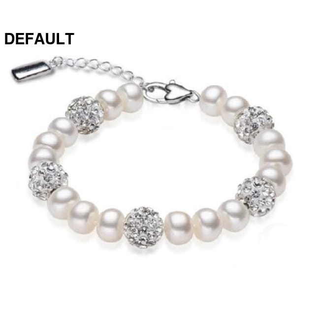 YIKALAISI Charm Bracelet Natural Freshwater Pearl 925 white Sterling Silver Bracelets
