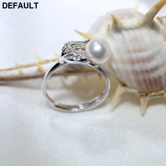 YIKALAISI Pearl jewelry 7-8 mm rings 925 sterling silver