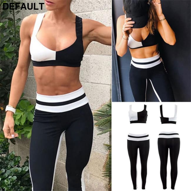 Yoga Suits Women Gym Clothes Fitness Running Tracksuit Sports Bra Sport Leggings Shorts Top 2 Piece Set Jumpsuits &