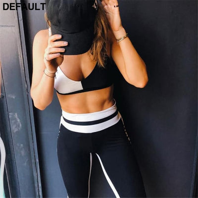 Yoga Suits Women Gym Clothes Fitness Running Tracksuit Sports Bra Sport Leggings Shorts Top 2 Piece Set Jumpsuits &