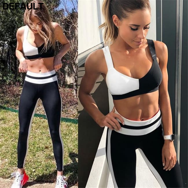 Yoga Suits Women Gym Clothes Fitness Running Tracksuit Sports Bra Sport Leggings Shorts Top 2 Piece Set Jumpsuits &